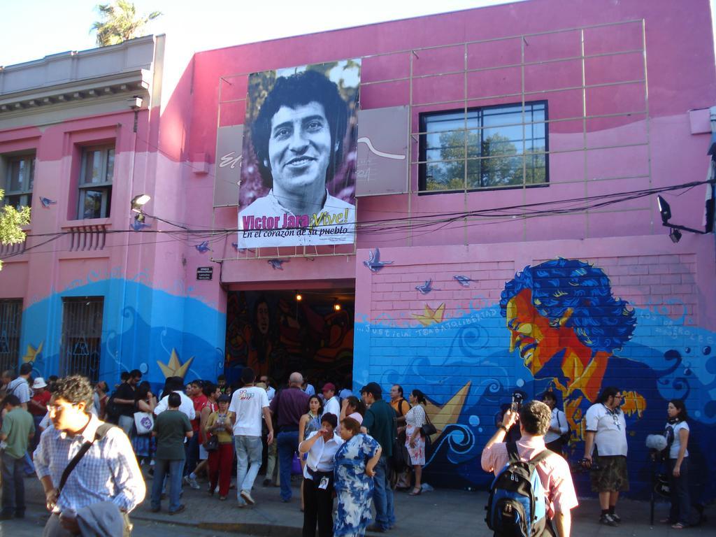 Hostal Barrio Brasil Santiago Dış mekan fotoğraf