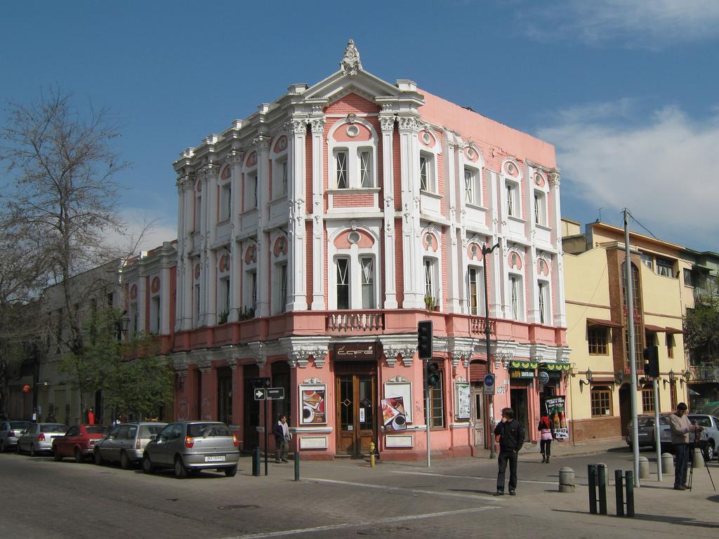 Hostal Barrio Brasil Santiago Dış mekan fotoğraf